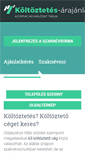 Mobile Screenshot of koltoztetes-arajanlatok.hu