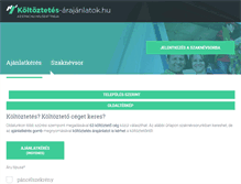 Tablet Screenshot of koltoztetes-arajanlatok.hu